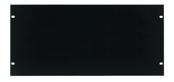CANFORD RACK PANEL BLANK, FULL WIDTH 5U Steel, black painted