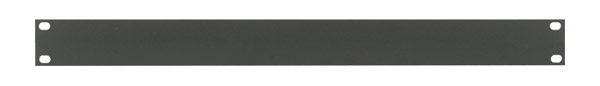 CANFORD RACK PANEL BLANK, FULL WIDTH 1U Extruded aluminium, dark grey