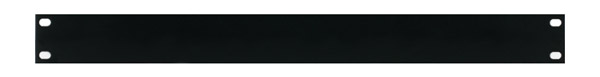 CANFORD RACK PANEL BLANK, FULL WIDTH 1U Extruded aluminium, black painted