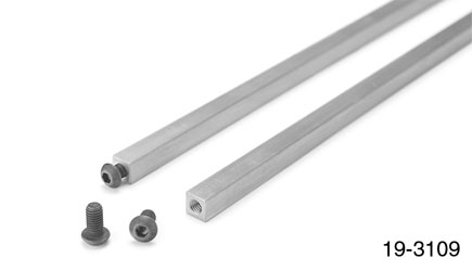 CANFORD RACK SHELF EQUIPMENT CLAMP BAR KIT Two bars, fixings, rubber pads