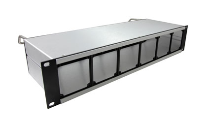 CANFORD RACKCASE Rackmount modular case, f+r modules, 150mm deep, black