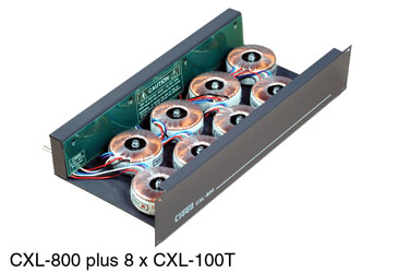 CLOUD CXL-800 RACKMOUNT SHELF For up to 8x CXL-100T transformer