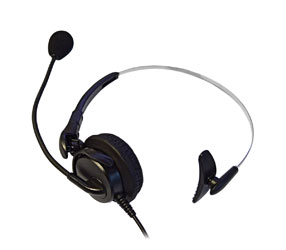 CONTACTA RF-TRX1-HSM HEADSET Single-sided earphone, condenser, 3.5mm jack connector, black