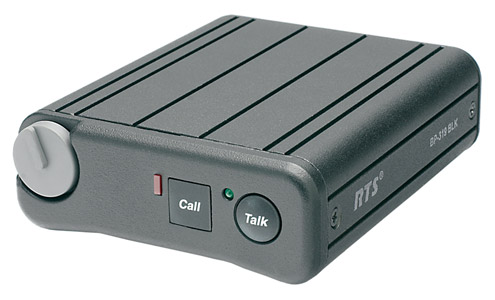 RTS BP319 Single ch.beltpack, black, XLR-5 h/p outlet