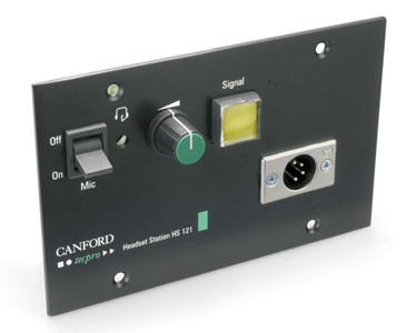 TECPRO HS121 Fixed headset station, single circuit