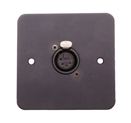 TECPRO WP970 Wallplate dual circuit XLR 5 pin male
