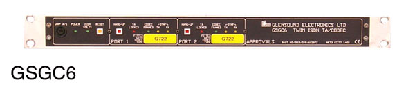 GLENSOUND GS-GC6 Rackmount with twin terminal adapter