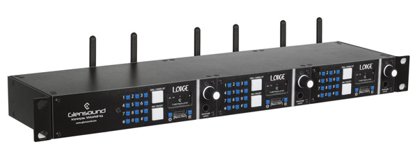 GLENSOUND LODGE 3 BROADCASTERS PHONE 4G/3G/2G, 3x phone modules, 1U rackmount