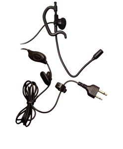 SHARMAN HEPM600 Earphone and boom mic, dual plug