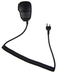 SHARMAN DM100 SPEAKER/MICROPHONE For PMR radio, with lapel clip, dual plug