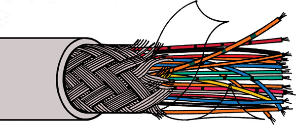 CANFORD BSU CABLE 8 core (BBC PSF8/2), Black