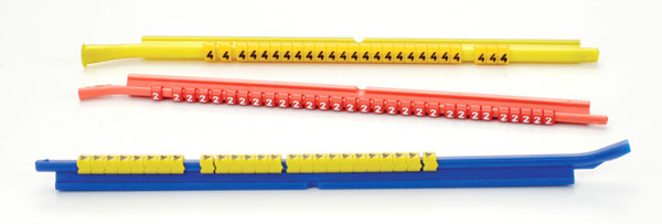 CABLE MARKERS PS09RCC.4 Retrofit, colour-coded, on fitting tools, yellow (pack of 300)