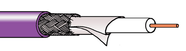 CANARE L-4CFB CABLE Violet (reel of 200m)