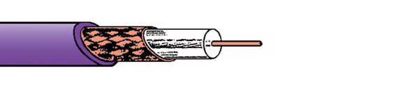 CANARE LV-61S CABLE Violet (reel of 153m)