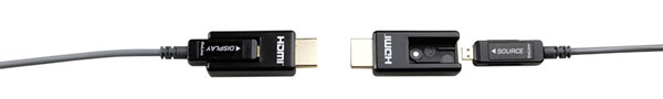 LUSEM OXLINX LHM-PL50 Active optical cable, HDMI 1.4, Micro HDMI-D to A adapters, 50 metres