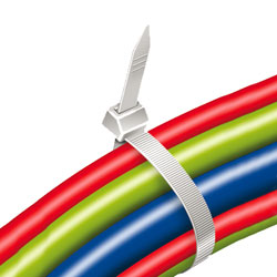 CABLE TIES Size 3, White (pack of 100)