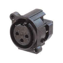 NEUTRIK NC3FAY-0 XLR Female panel, IDC