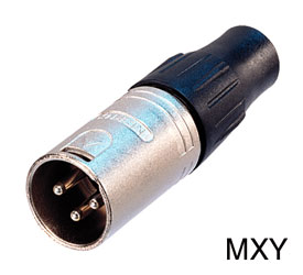 NEUTRIK NC3MXY XLR Male cable, IDC