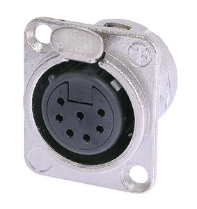 NEUTRIK NC7FD-L-1 XLR Female panel