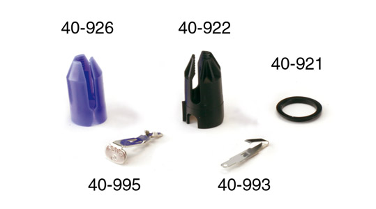 NEUTRIK XLR FX/MX type chuck, black (standard) (pack of 5)