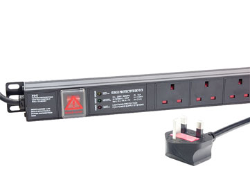 CANFORD PDU Economy, vertical, 20-way, UK, surge protected