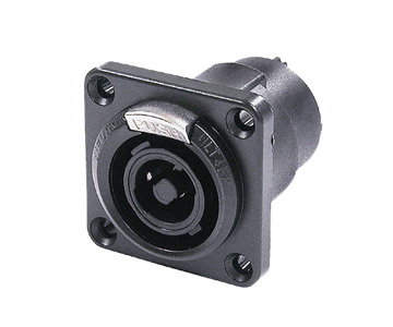 NEUTRIK NLT4FPXX-BAG SPEAKON Female panel, black