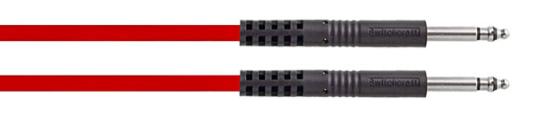 SWITCHCRAFT BANTAM PATCHCORD 600mm Red