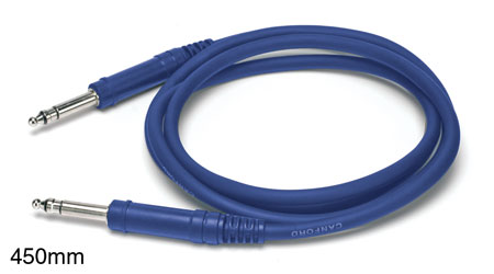 REAN BANTAM PATCHCORD Moulded, starquad cable, 600mm Blue