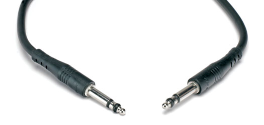 REAN B-GAUGE PATCHCORD Moulded plugs, 450mm Black