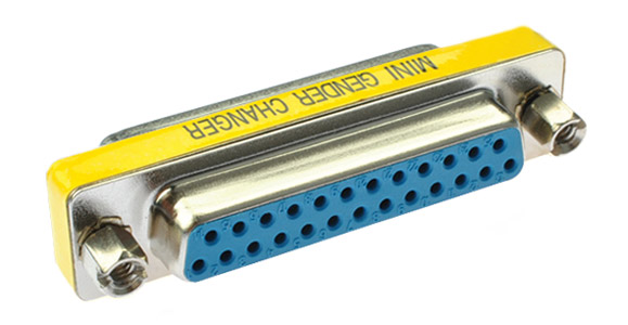 D-SUB ADAPTER 25 pin female-female