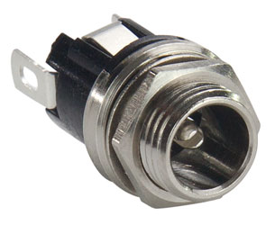 SWITCHCRAFT 722A DC connector, male panel, 2.1mm