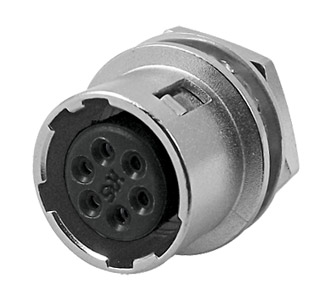 HIROSE HR10A-7R-6S(73) CONNECTOR 6 pin female panel