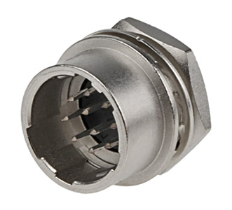 HIROSE HR10A-10R-10P(73) CONNECTOR 10 pin male panel