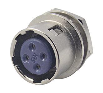 HIROSE HR10-7R-4S(73) CONNECTOR 4 pin female panel