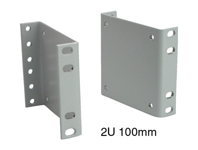 CANFORD RACKBRACKET RECESS BRACKET 3U, 50mm recess, grey (pair)