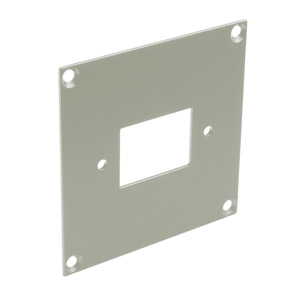 CANFORD UNIVERSAL MODULAR CONNECTION PLATE 1x IEC mains male, grey