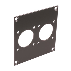 CANFORD UNIVERSAL MODULAR CONNECTION PLATE 2x MIL26, dark grey