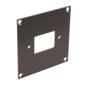 CANFORD UNIVERSAL MODULAR CONNECTION PLATE 1x IEC mains male, dark grey