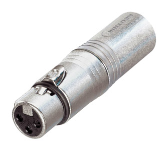 ADAPTER 3FX-5MX 3-pin XLR female - 5-pin XLR male for DMX applications