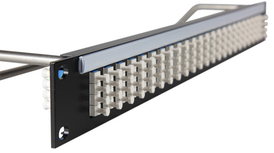 CANFORD FIBRE TERMINATION PANEL 1U 1x20 LC QUAD SM, grey