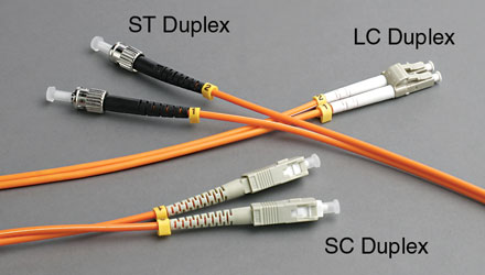 SC-ST SM DUPLEX OS2 9/125 Fibre patch cable 1.0m, yellow