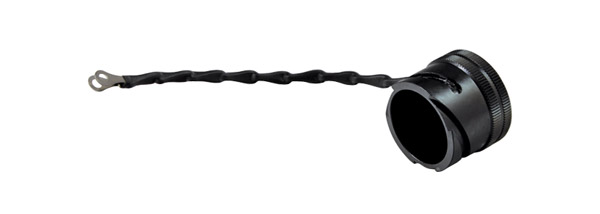 TEN 47 TC06-26-25 TOURLINE DUST COVER For female, cable/panel, 25 pin connector