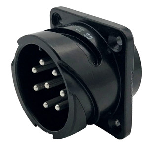 TEN 47 PA-COM8PM02-SD PA-COM MULTIPIN CONNECTOR Panel, male, solder type