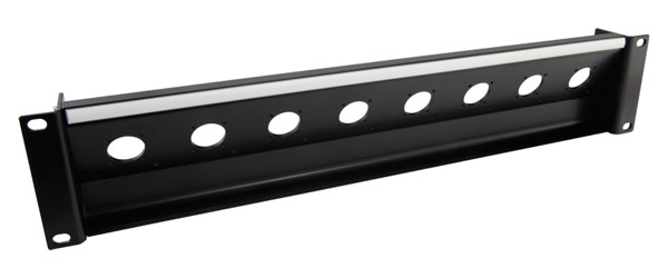 CANFORD TAILBOARD PANEL Angled 2U 8x Lemo SMPTE FMW / FXW plug, black