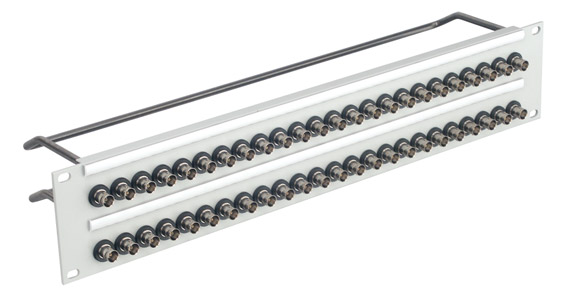 CANFORD BNC TERMINATION PANEL 2U, 2x24, 12G 4K, grey