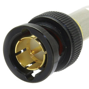 COAX CONNS 10-005-W126-FC BNC 12G UHD Male cable, crimp, 75 ohm, black, group Y (pack of 100)