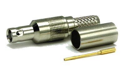 COAX CONNS 67-054-B66-FA MICRO BNC 12G UHD Female cable, crimp, 75 ohms, group X