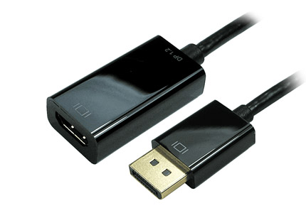 ADAPTER Displayport male - HDMI female, 15cm