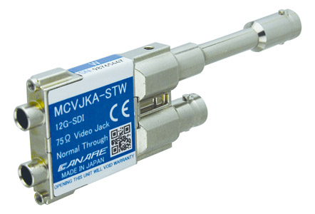 CANARE MCVJKA-STW Normal through module, Micro, 12G-SDI
