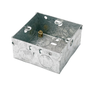 STEEL FLUSH BOX 1 gang